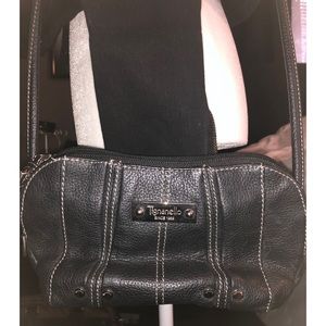 Tignanello black leather purse